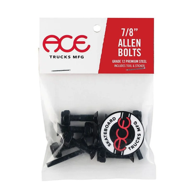 Skateboard Hardware For Fast Skating And Maneuvers-ACE Trucks 7/8" Allen Bolts Skateboard Hardware