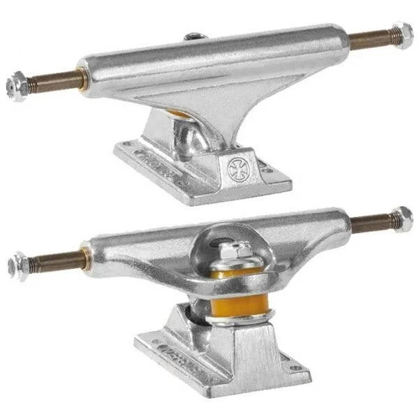 Skateboard Trucks With Adjustable Tension-Independent STG11 Forged Hollow Silver Truck