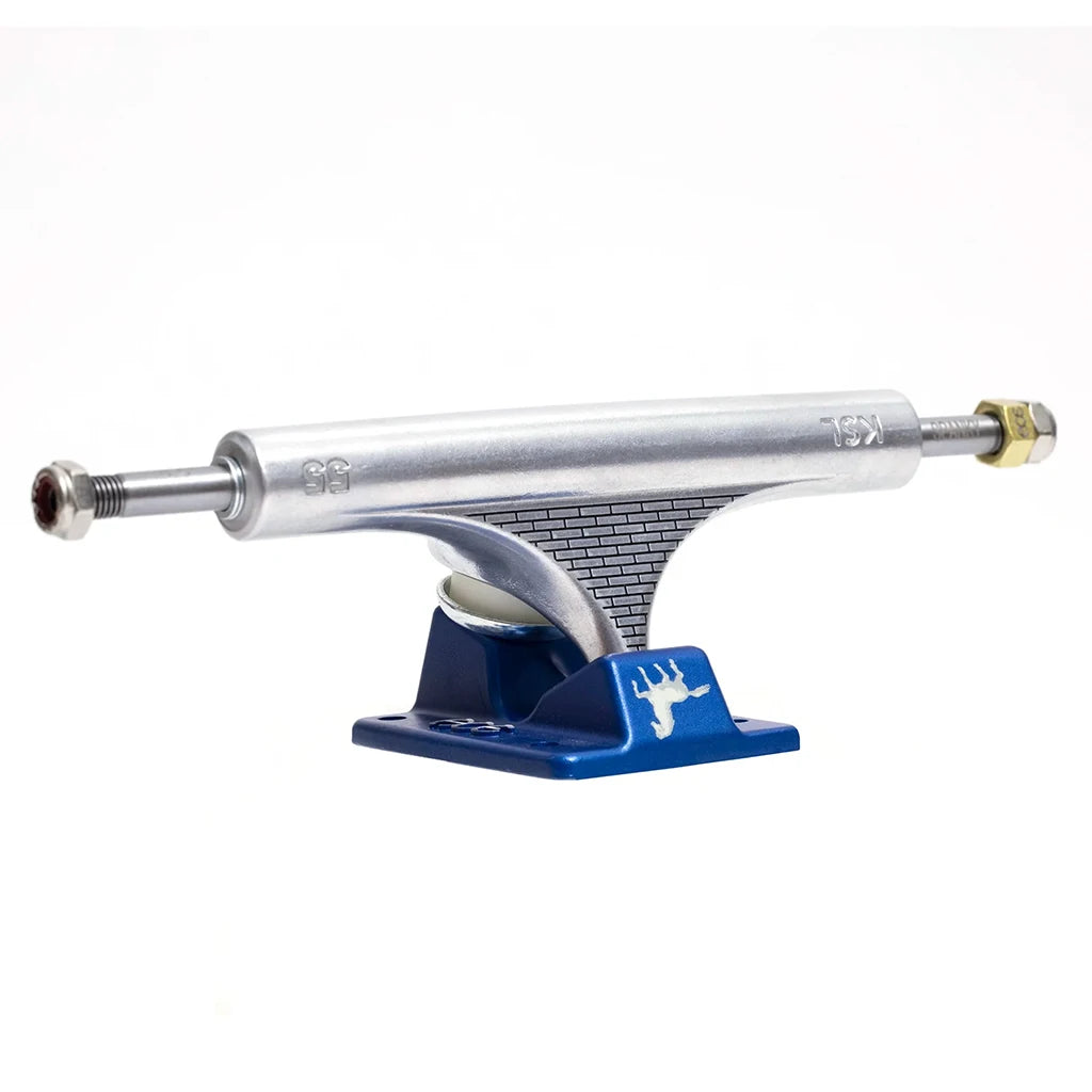 Skateboard Trucks For Smooth And Quiet Ride-Ace MFG AF1 KSL Hollow Polished Skateboarding Trucks (Sold as Single Truck)