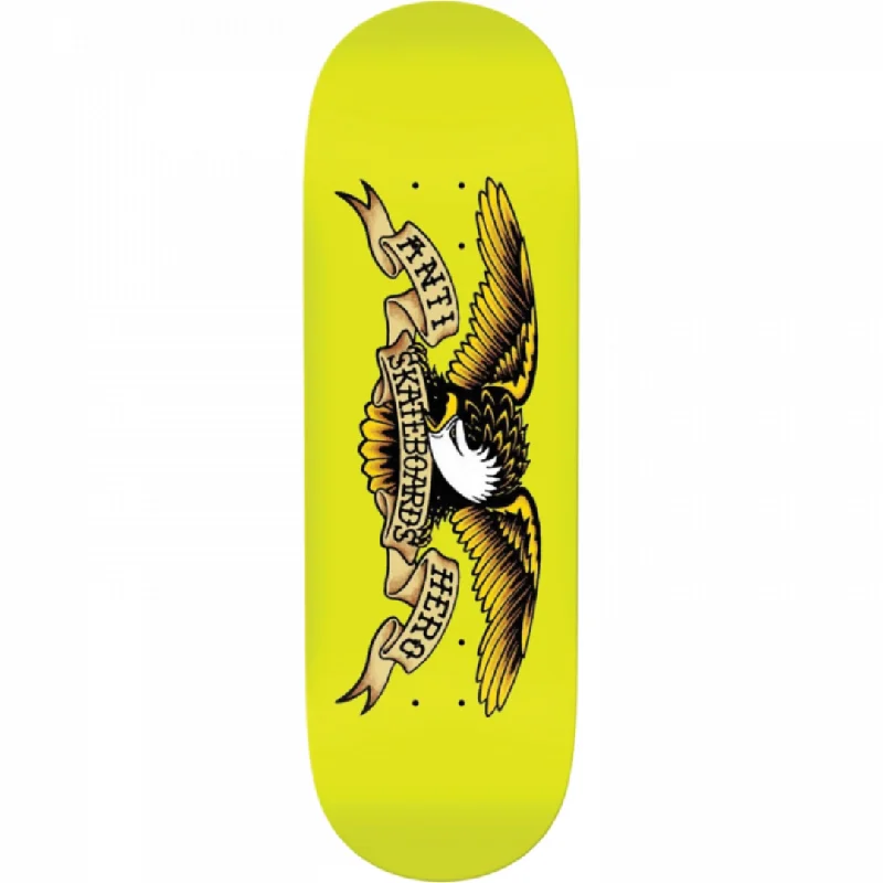 Custom Skateboard Deck For Graffiti Culture-10.0" Anti-Hero Horse Pill Shaped Eagle Deck - Yellow