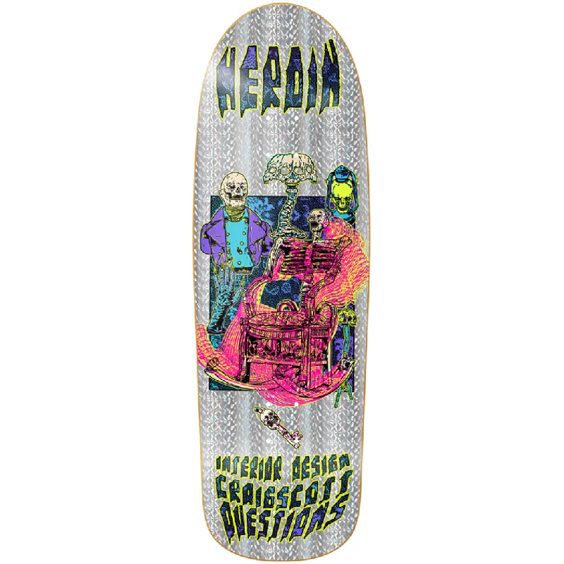 Custom Skateboard Deck For Skate Deck Art-10.0" Heroin Skateboards Craig Questions Hellscape Deck