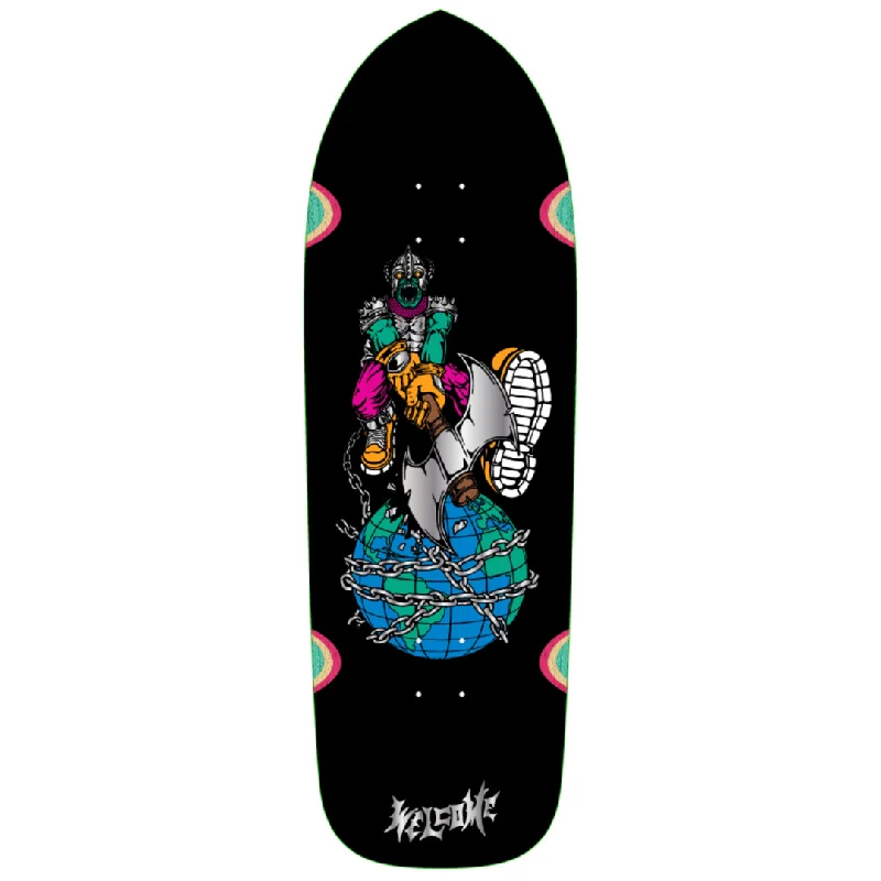 Personalized Skateboard Deck For Custom Skating-10.5" Welcome Skateboards Unchained on Magic Bullet Deck - Black