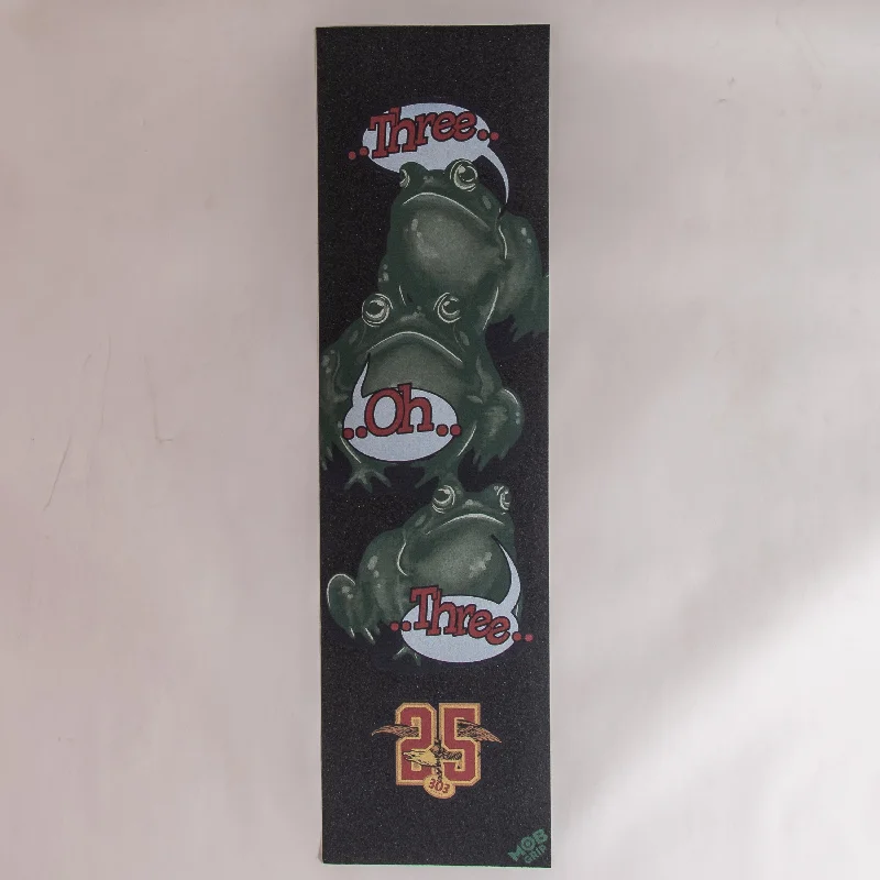 Custom Printed Grip Tape For Skate Deck Art-303 Boards - 303 Frogs Mob Griptape