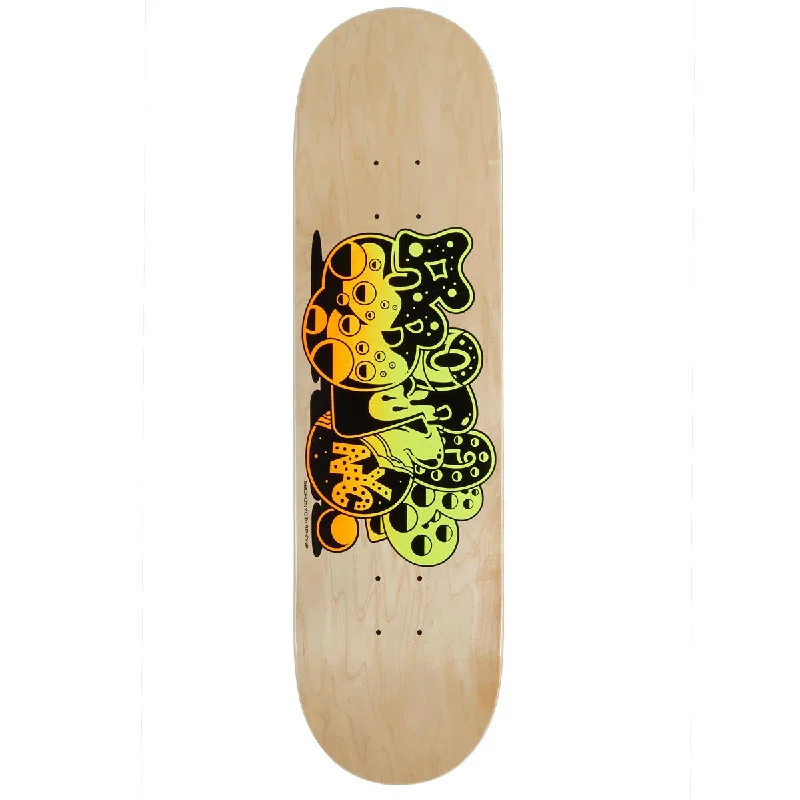 Custom Skateboard Deck For Custom Logo Designs-5Boro x SP-One Bubble Skateboard Deck - Natural Veneer - 8.25"