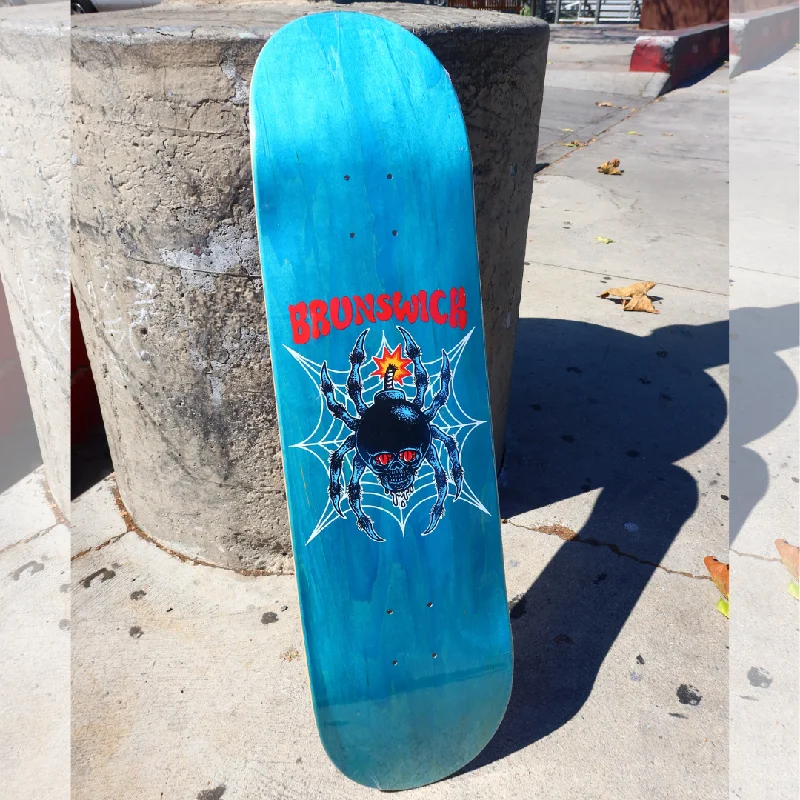 Personalized Skateboard Deck For Skate Park Enthusiasts-8.25" Brunswick Spiderbomb Deck - Assorted Stains