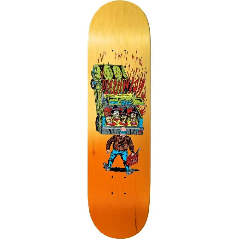 Custom Skateboard Deck For Heavy Riders-8.25" Deathwish Skateboards Jon Dickson Full Heat Deck