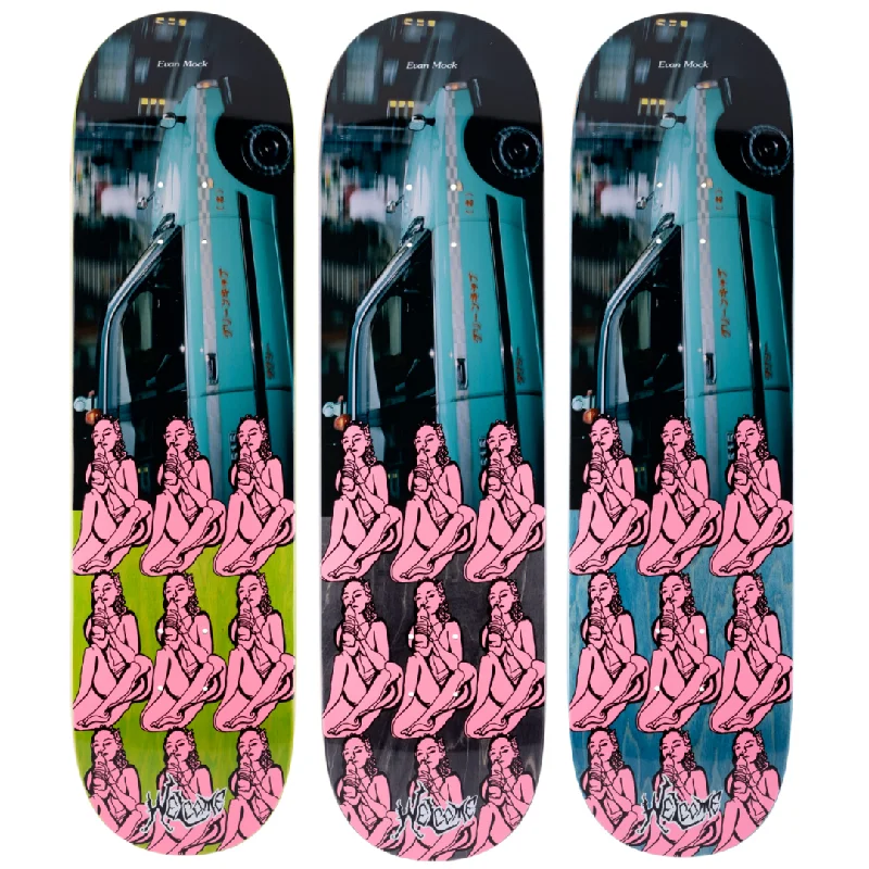 Personalized Skateboard Deck For Advanced Skating-8.38" Welcome Skateboards Taxi on Island Deck - Assorted Stains