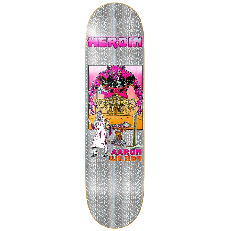 Personalized Skateboard Deck For Custom Artwork-8.5" Heroin Skateboards Aaron Wilson Hellscape Deck