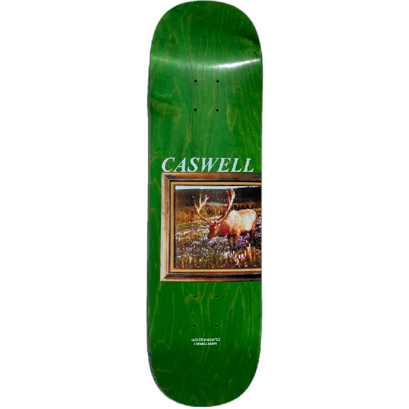 Custom Skateboard Deck For Colorful Boards-8.5" Jacuzzi Unlimited Caswell Berry Venison EX7 Deck - Green