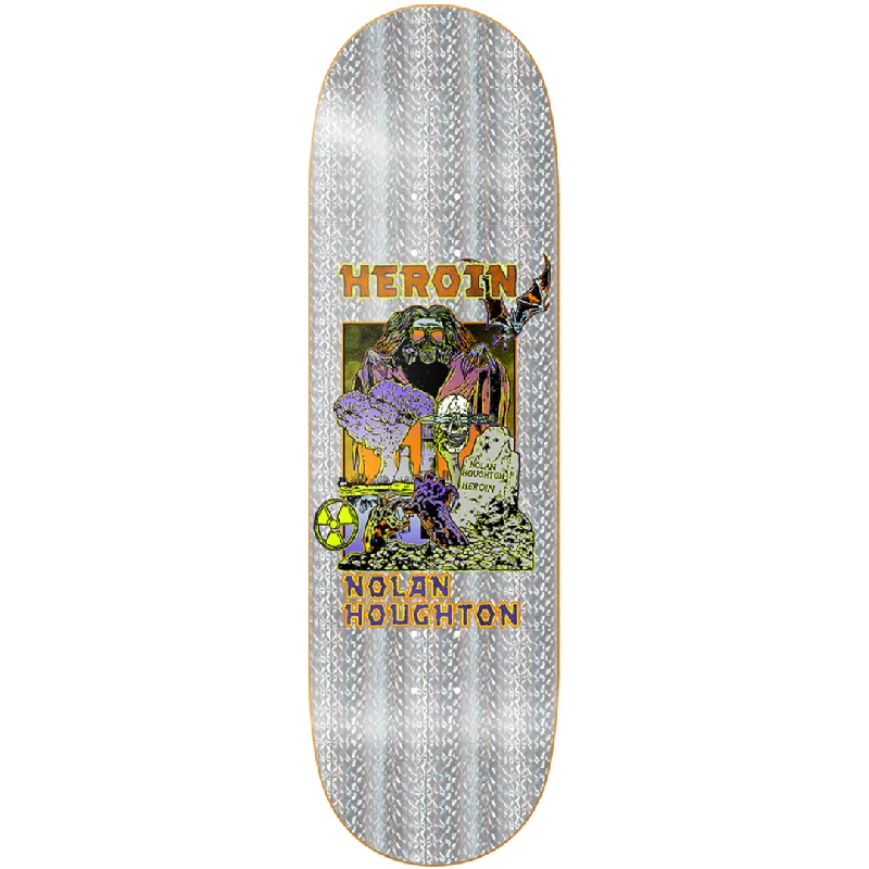 Custom Skateboard Deck For Outdoor Skating Gear-9.5" Heroin Skateboards Nolan Houghton Hellscape Deck