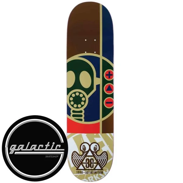 Personalized Skateboard Deck For Custom Paint Jobs-Alien Workshop Gas Mask 33 Deck 8.375"