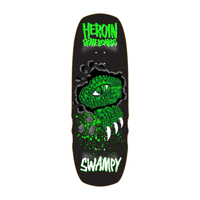 Personalized Skateboard Deck For Tricks-Alligator Shovel (Swampy) Deck - 10.5