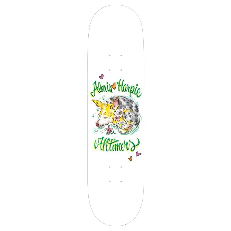 Personalized Skateboard Deck For Street Skating-Alltimers Alexis Loves Harpie Deck 8.25