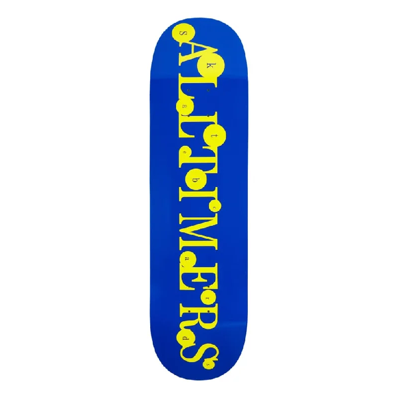 Personalized Skateboard Deck For Board Collectors-Alltimers Core Skater Deck Blue 8.1