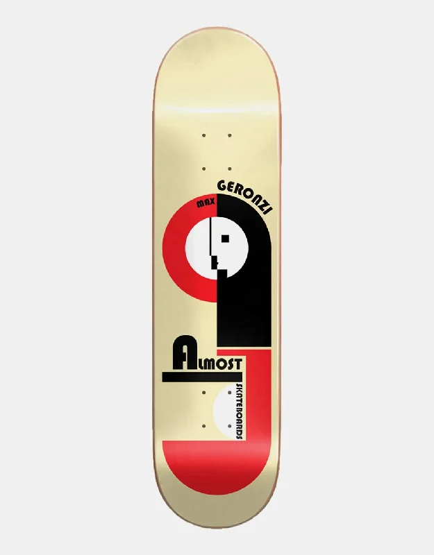 Custom Skateboard Deck For Skating Tricks-Almost Max Bauhaus R7 Skateboard Deck - 8"