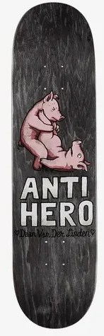 Personalized Skateboard Deck With Special Paintings-Anti Hero For Lovers Daan Pigs Deck 8.06 in