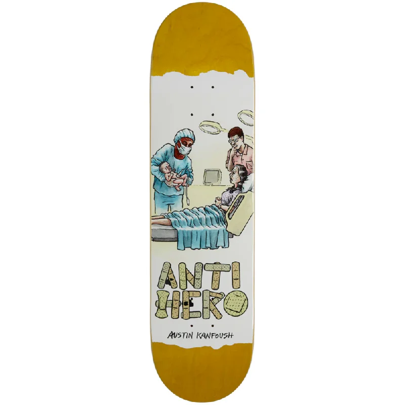 Custom Skateboard Deck For DIY Skateboards-Anti-Hero Kanfoush Medicine Deck 8.12" (Purple Stain)