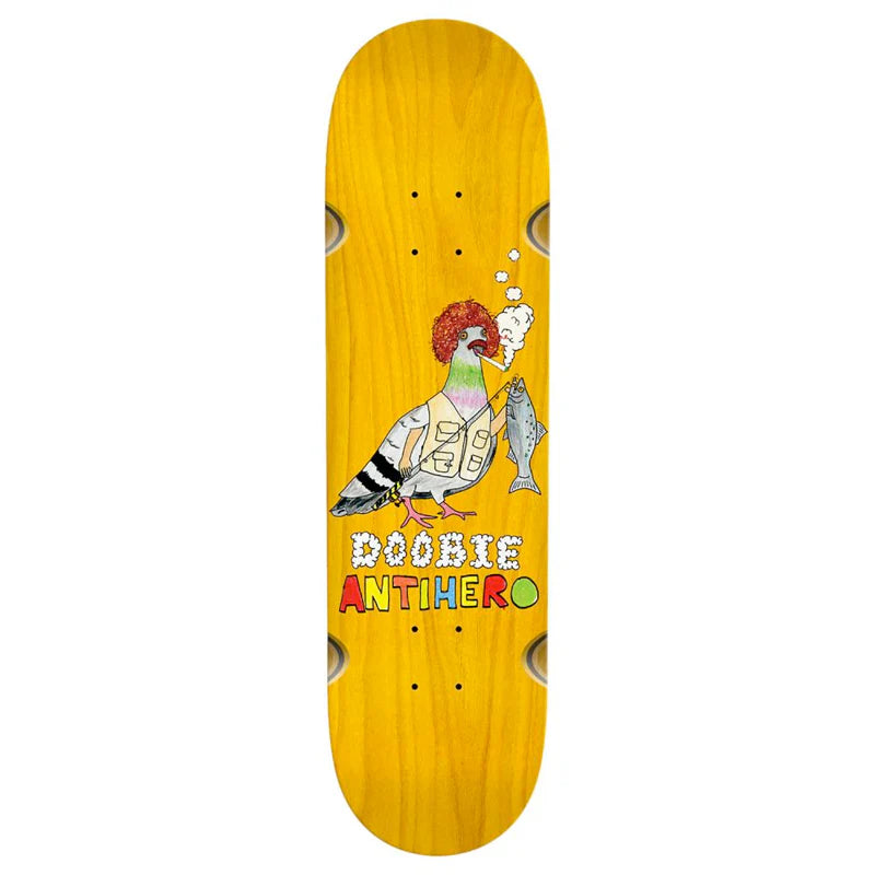 Custom Skateboard Deck For Eco-Friendly Materials-Anti Hero Skateboards Doobie Pigeon Vision Skateboard Deck - 8.75