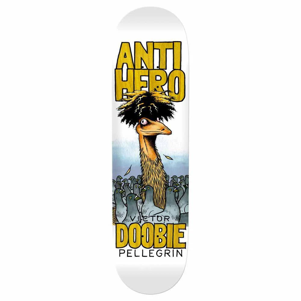 Custom Skateboard Deck For Extreme Skateboarding-Anti Hero Skateboards Victor Doobie Pellegrin Debut Skateboard Deck  - 8.75