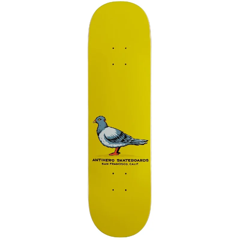 Personalized Skateboard Deck For Fashion-Anti-Hero Team Pigeon Skateboard Deck - Yellow - 8.32"