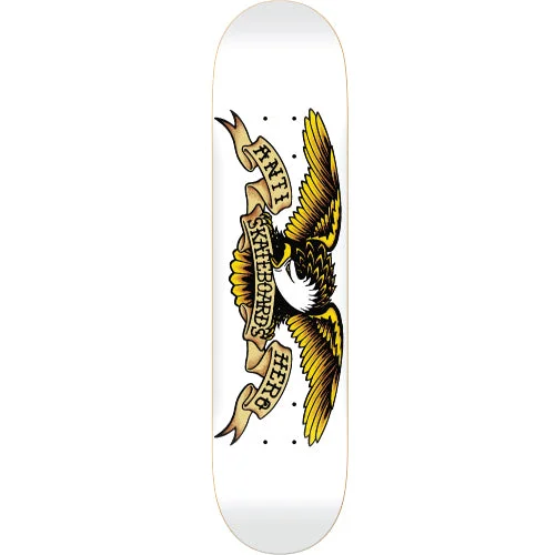 Personalized Skateboard Deck For Graffiti Artists-Antihero Classic Eagle Skateboard Deck White 8.75"