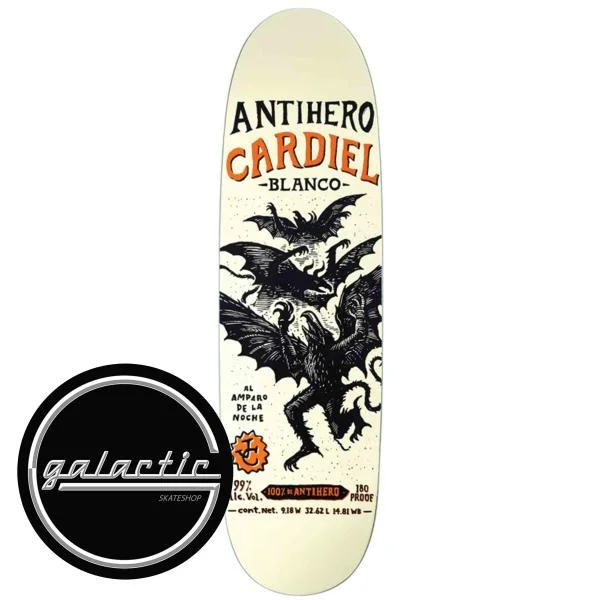 Personalized Skateboard Deck For Old School-Antihero Cardiel Carnales Deck 9.18"