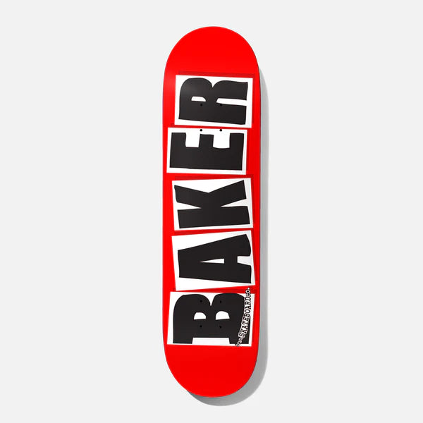 Custom Skateboard Deck For Limited Edition-Baker Brand Logo Deck Red/White/Black