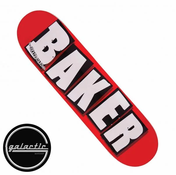 Personalized Skateboard Deck For Old School-Baker Brand Logo White Deck 8.25"