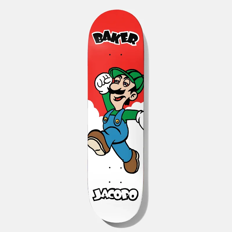 Personalized Skateboard Deck For Custom Shape-Baker Jacopo Carozzi Power Up Again Skateboard Deck - 8.25