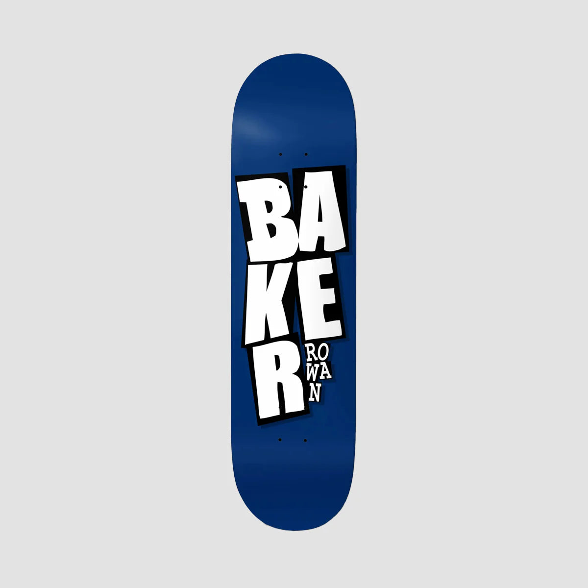 Personalized Skateboard Deck For Creative Skating-Baker Skateboards Rowan Zorilla Stacked Blue Skateboard Deck - 8.25