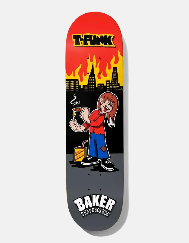 Custom Skateboard Deck With Logo-Baker T-Funk Lampwick Skateboard Deck - 8.25"