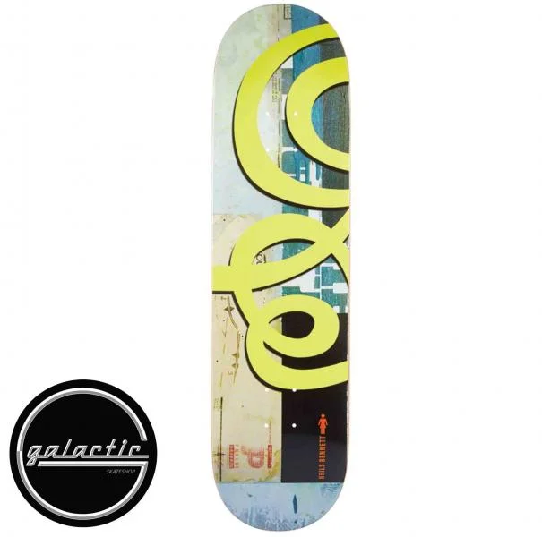 Custom Skateboard Deck For Skateparks-Bennett Jenkins 30 Swirls Deck 8.25"