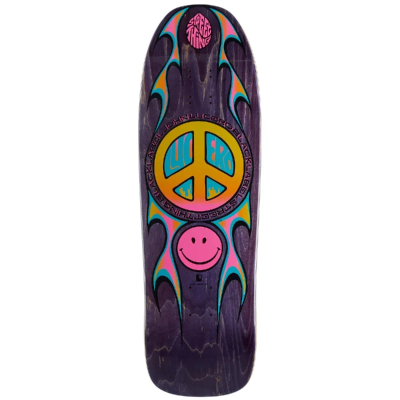 Personalized Skateboard Deck For Trendy Art-Black Label John Lucero Street Thing Skateboard Deck - 9.88"