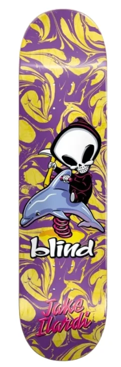 Custom Skateboard Deck For Deck Art-Blind Ilardi Reaper Ride R7 8 in