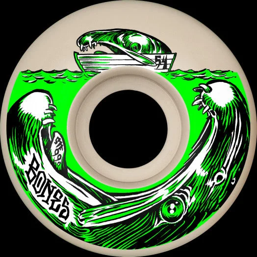 Advanced Skateboard Wheels For Stability-Bones - STF v3 Salmon Dinner Slims 99a