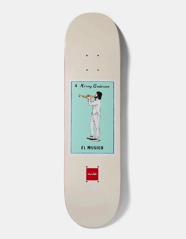 Custom Skateboard Deck For Outdoor Skating-Chocolate Anderson Loteria G069 Skateboard Deck - 8.25"