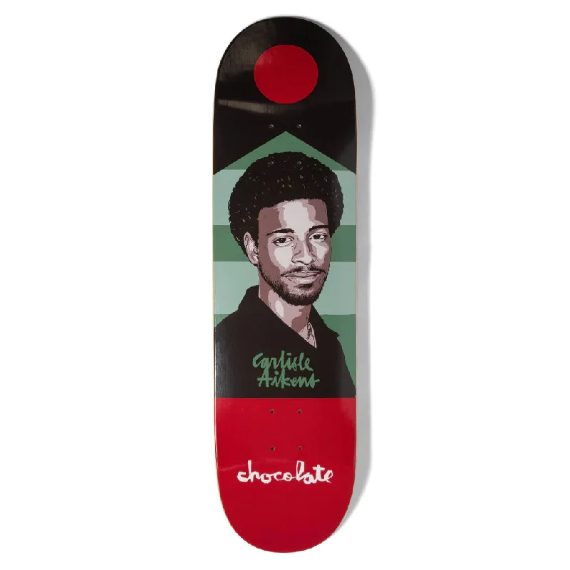 Custom Skateboard Deck For Special Events-Chocolate Skateboard Company Carlisle Aikens Portrait Deck 8.25 in