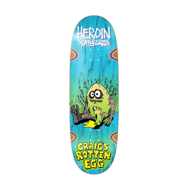 Personalized Skateboard Deck For Graphic Artists-Craigs Rotten Egg Deck - 10.0