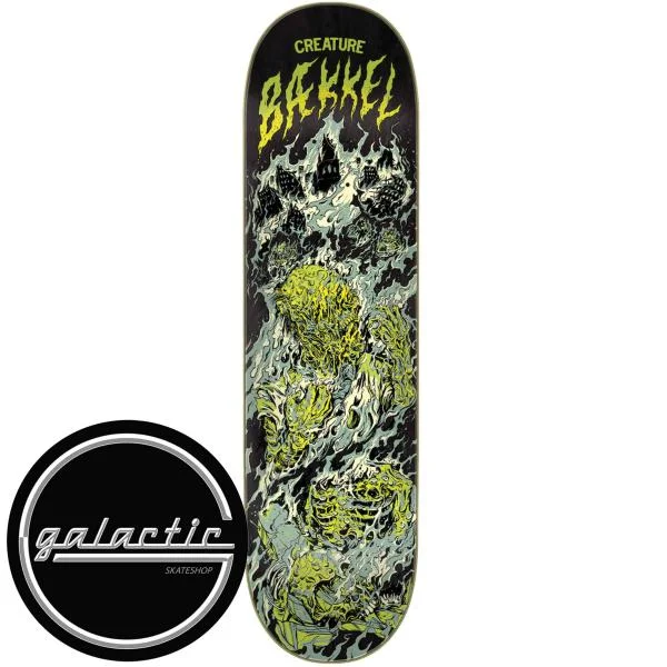 Custom Skateboard Deck For Smooth Rides-Creature Baekkel Doomsday Pro Deck 8.375"