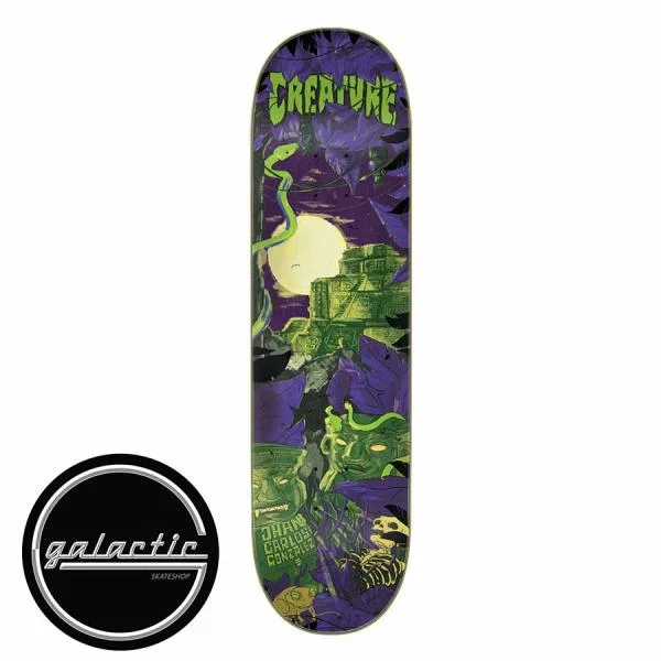 Personalized Skateboard Deck For Skating Tricks-Creature Gonzalez Temple Deck 8.375"