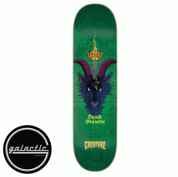 Custom Skateboard Deck With Professional Graphics-Creature Gravette Archfiend Everslick 8.3"