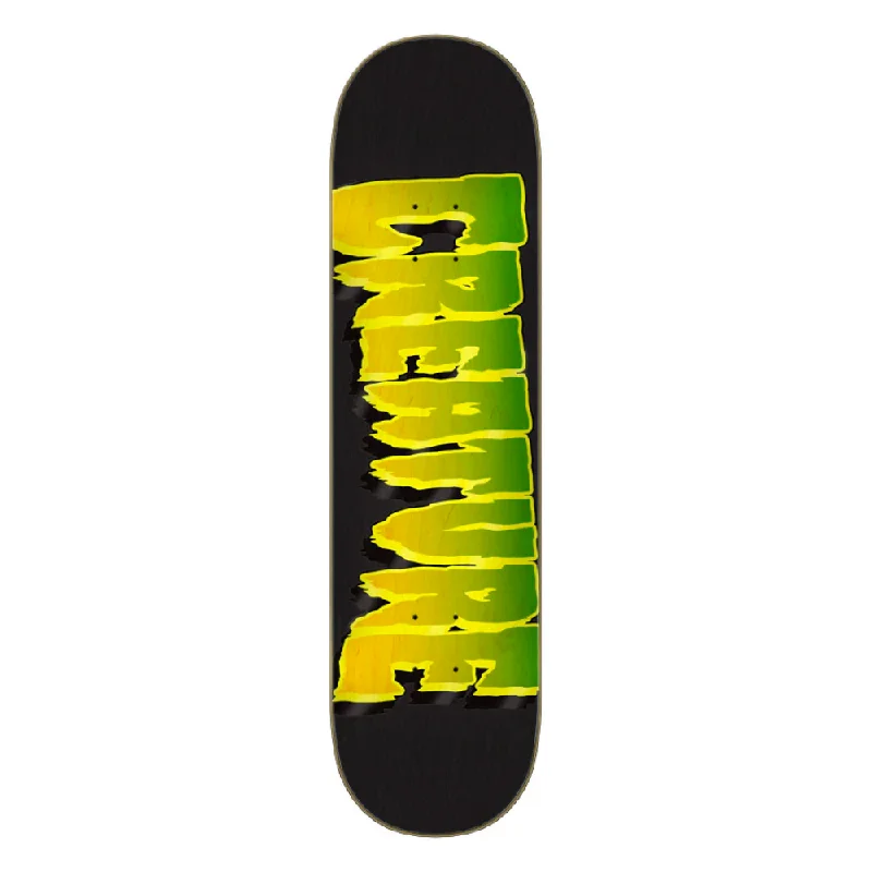 Personalized Skateboard Deck For School Sports-Creature Logo Outline Stumps Deck 8.25"