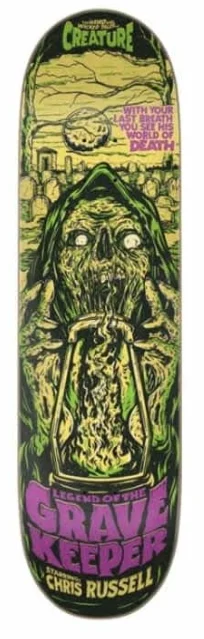 Custom Skateboard Deck For Cruising-Creature Russell Wicked Tales Deck 8.5 in