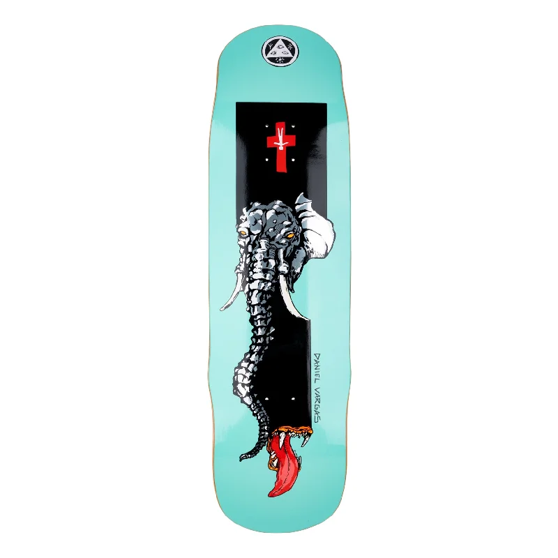 Personalized Skateboard Deck For Beginners-Daniel Vargas Tusk on Effigy - Teal - 8.8"