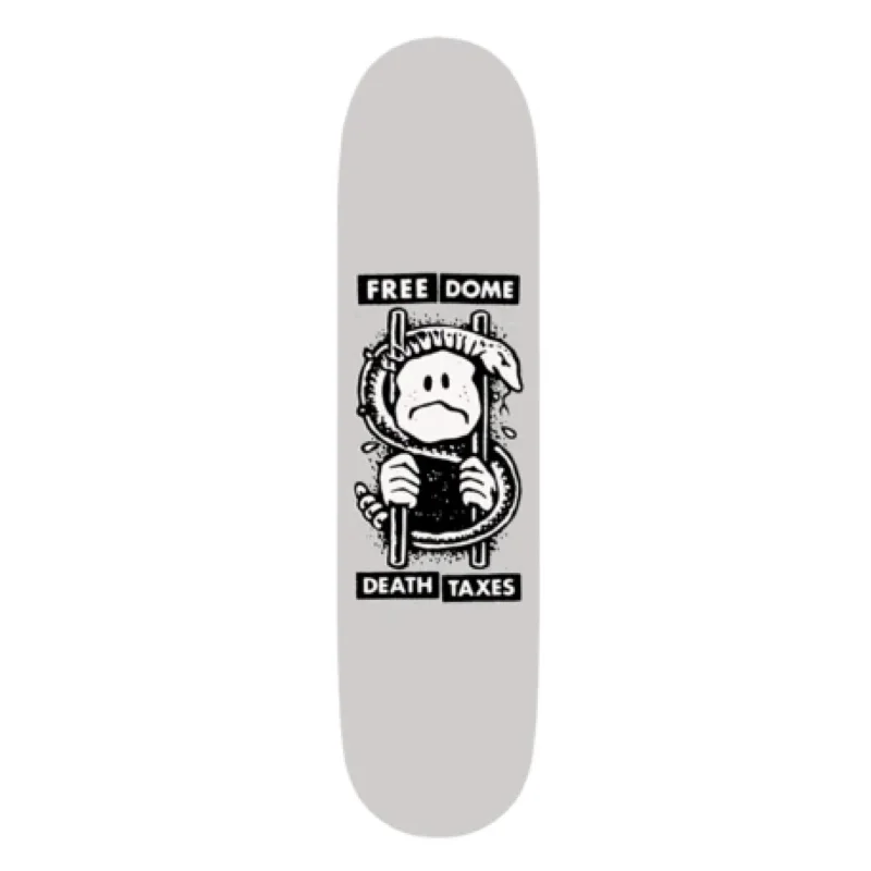 Custom Skateboard Deck For Custom Graphics Printing-Death & Taxes Deck 8.82