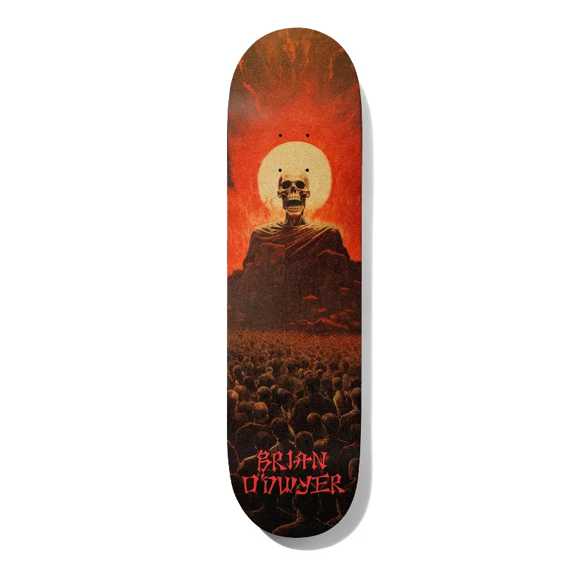 Custom Skateboard Deck For Custom Graphics Printing-Deathwish Brian O'Dwyer Skull Skateboard Deck - 8.475