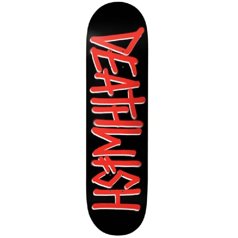 Custom Skateboard Decks For Sale-Deathwish Deathspray Black/Red Skateboard Deck  - 8.25