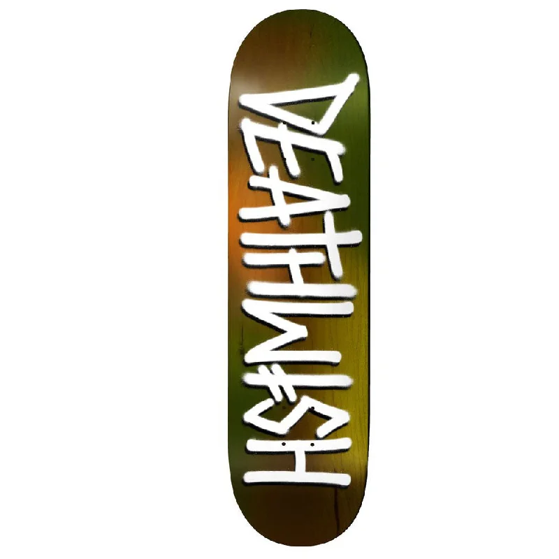 Personalized Skateboard Deck For Quick Turns-Deathwish Deathspray Earthtone Skateboard Deck - 8.00