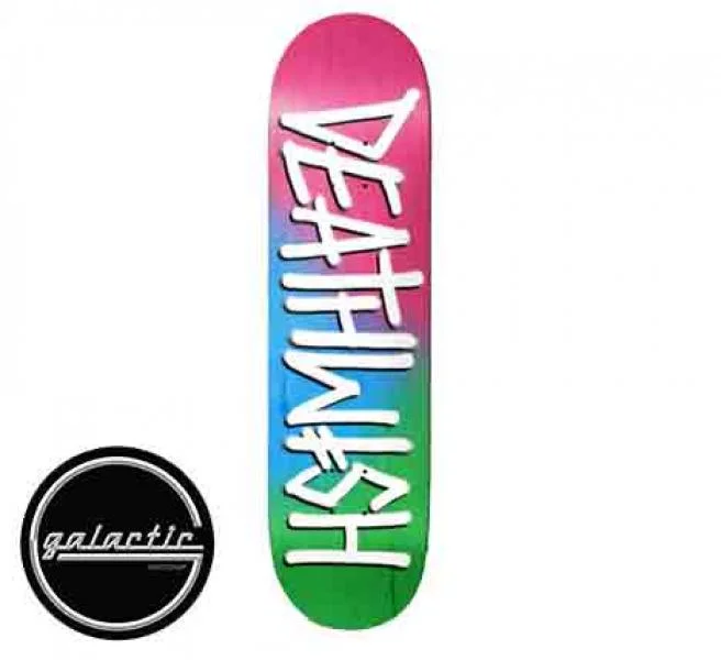 Custom Skateboard Deck For Extreme Skateboarding-Deathwish Deathspray Purple Sky Deck 8.6"