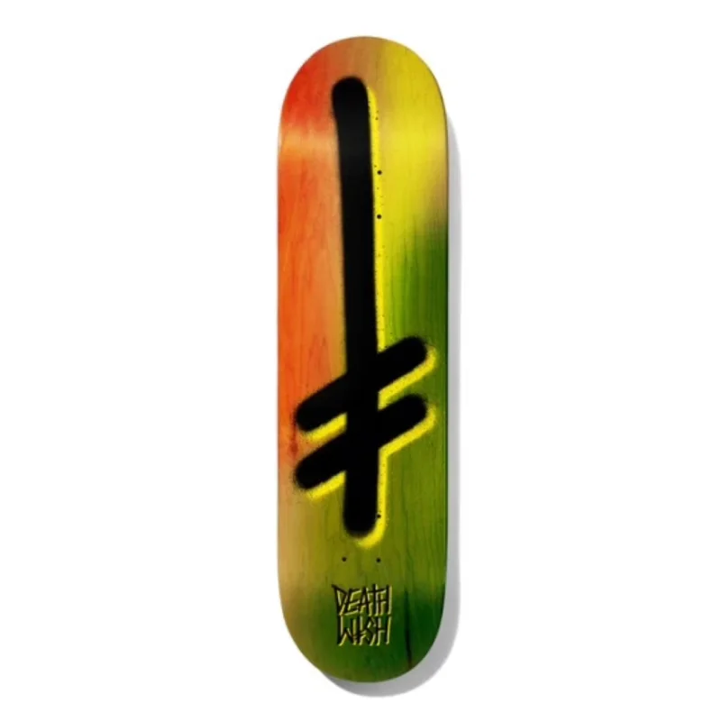 Custom Skateboard Deck For Custom Themes-Deathwish Gang Logo Earth Skateboard Deck  - 8.25